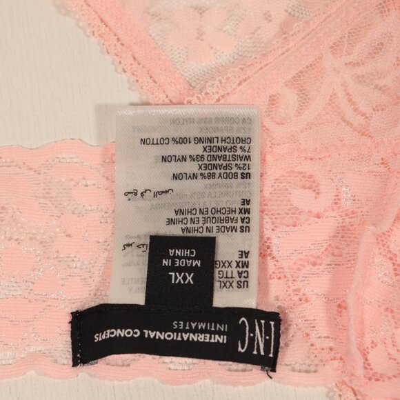 NWT INC Light Pink Lace Panty Size XXL - Picture 6 of 6